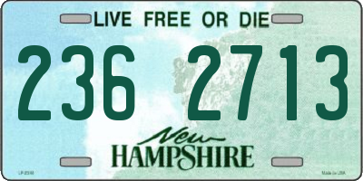 NH license plate 2362713