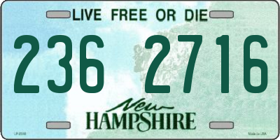 NH license plate 2362716