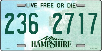 NH license plate 2362717