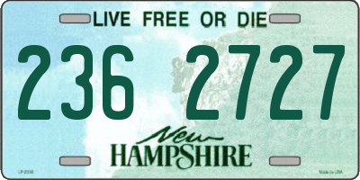 NH license plate 2362727