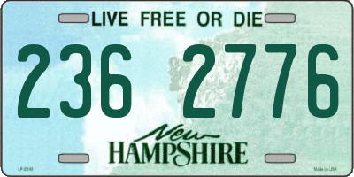 NH license plate 2362776