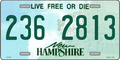 NH license plate 2362813