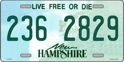 NH license plate 2362829