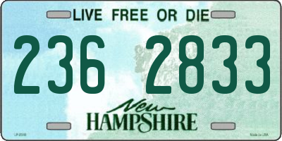 NH license plate 2362833