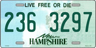 NH license plate 2363297