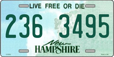 NH license plate 2363495