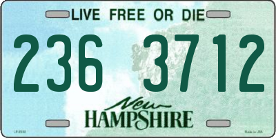 NH license plate 2363712