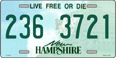 NH license plate 2363721