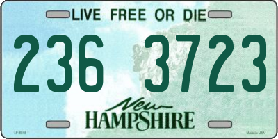 NH license plate 2363723