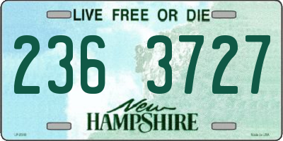 NH license plate 2363727