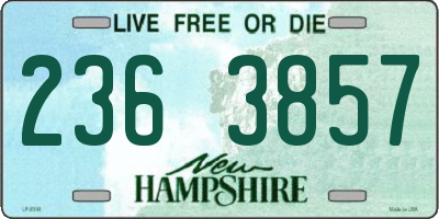 NH license plate 2363857