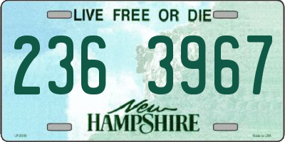 NH license plate 2363967