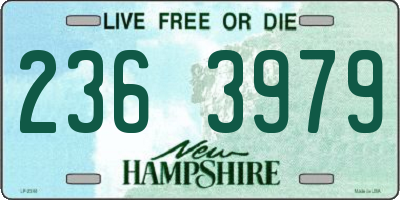 NH license plate 2363979