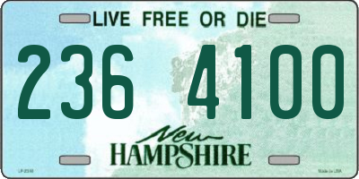 NH license plate 2364100