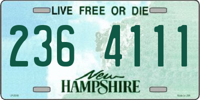 NH license plate 2364111