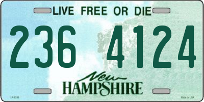 NH license plate 2364124