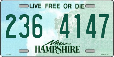 NH license plate 2364147