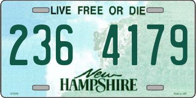 NH license plate 2364179