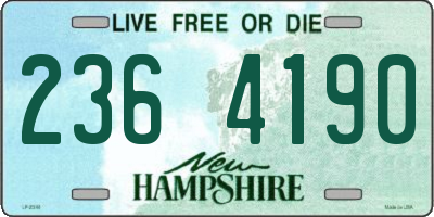 NH license plate 2364190