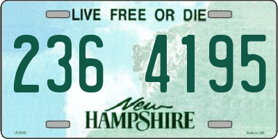 NH license plate 2364195