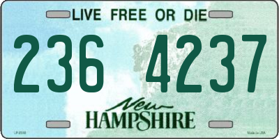 NH license plate 2364237