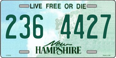 NH license plate 2364427