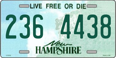 NH license plate 2364438