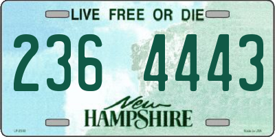 NH license plate 2364443