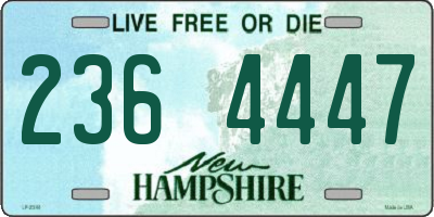 NH license plate 2364447