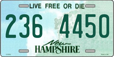 NH license plate 2364450