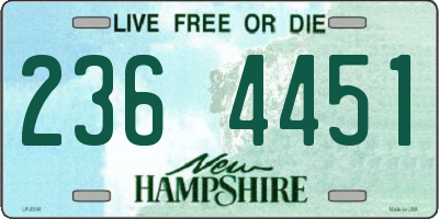 NH license plate 2364451