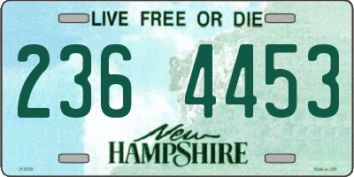 NH license plate 2364453