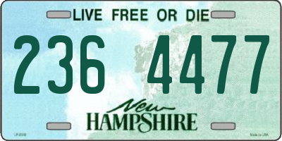 NH license plate 2364477