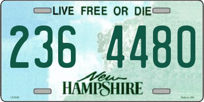 NH license plate 2364480