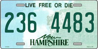 NH license plate 2364483