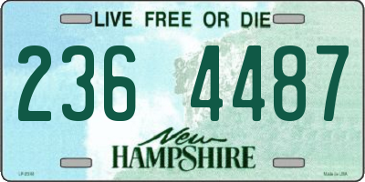 NH license plate 2364487
