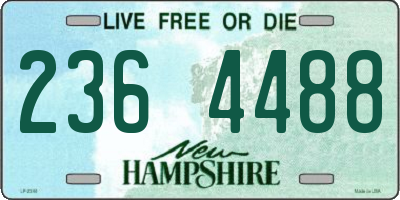 NH license plate 2364488