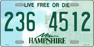 NH license plate 2364512