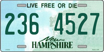 NH license plate 2364527