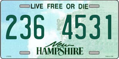 NH license plate 2364531