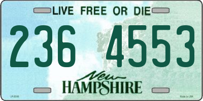 NH license plate 2364553