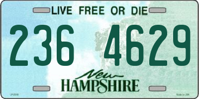 NH license plate 2364629