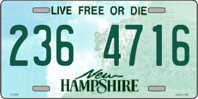 NH license plate 2364716