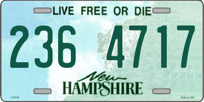 NH license plate 2364717