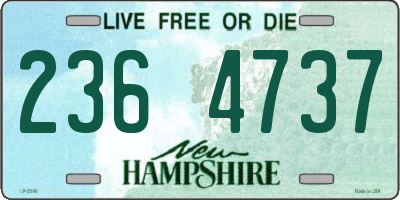NH license plate 2364737