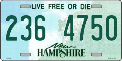 NH license plate 2364750