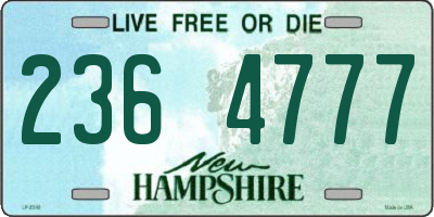 NH license plate 2364777