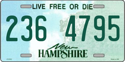 NH license plate 2364795