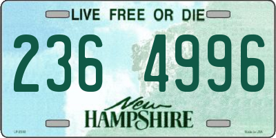 NH license plate 2364996