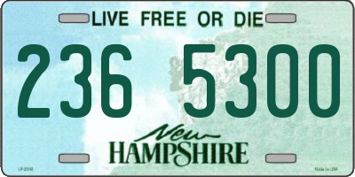 NH license plate 2365300
